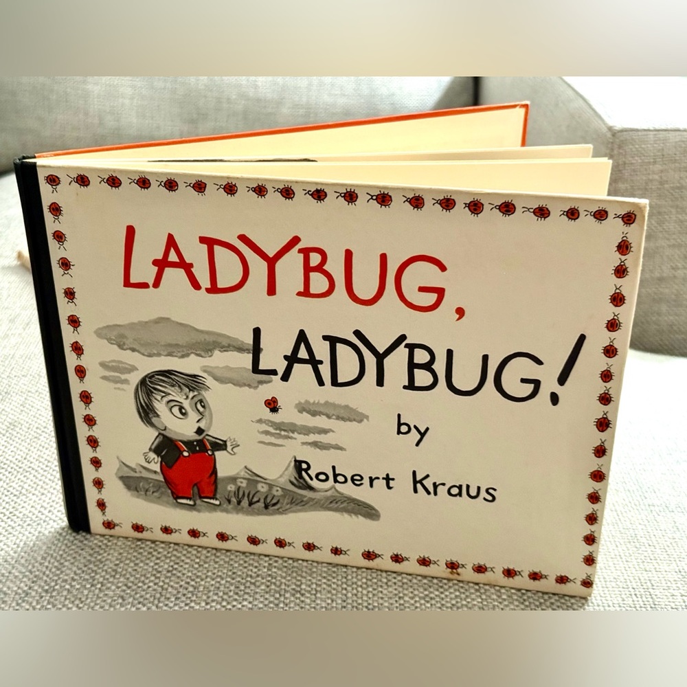 RARE VINTAGE 1957 COPYRIGHT LADYBUG, LADYBUG! ROBERT KRAUS RARE CHILDREN’S BOOK